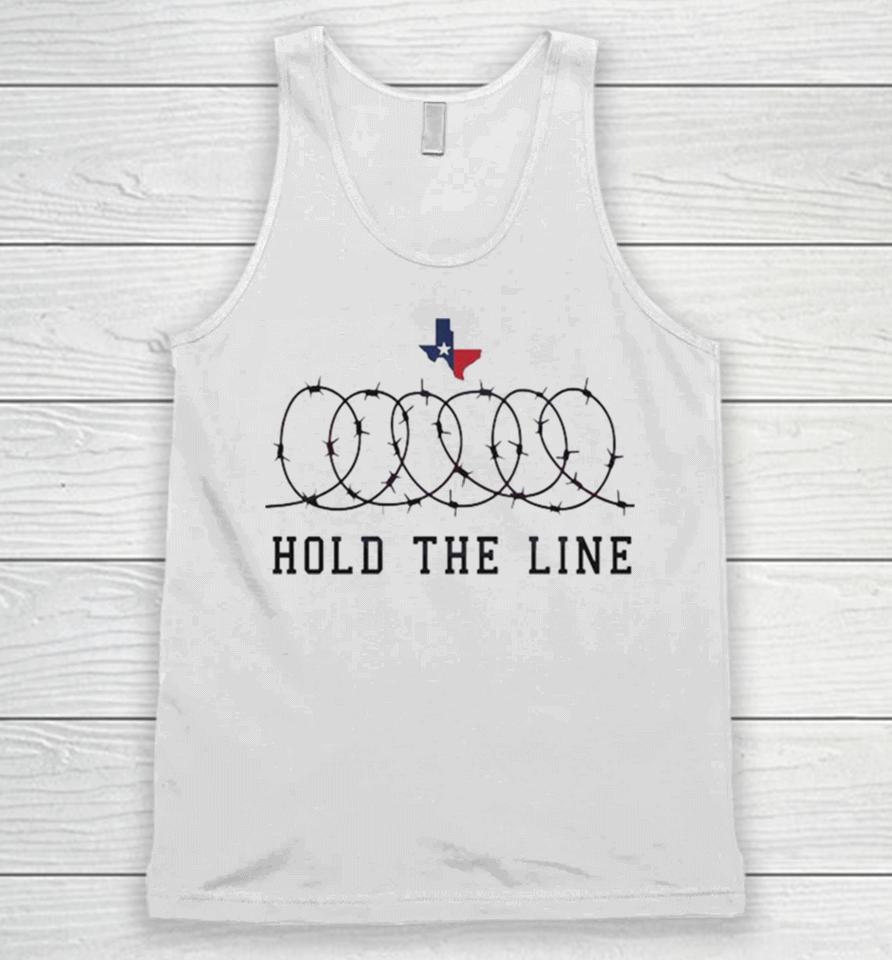 Texas Support Hold The Line 2024 Unisex Tank Top