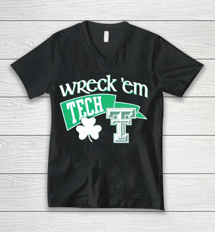Texas Tech 2024 Wreck St Patty Unisex V-Neck T-Shirt