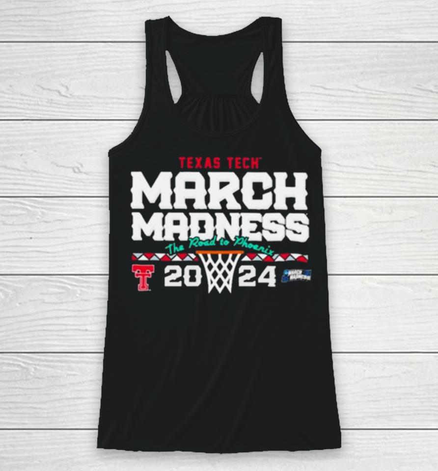 Texas Tech Basketball 2024 March Madness Ncaa Tournament Racerback Tank