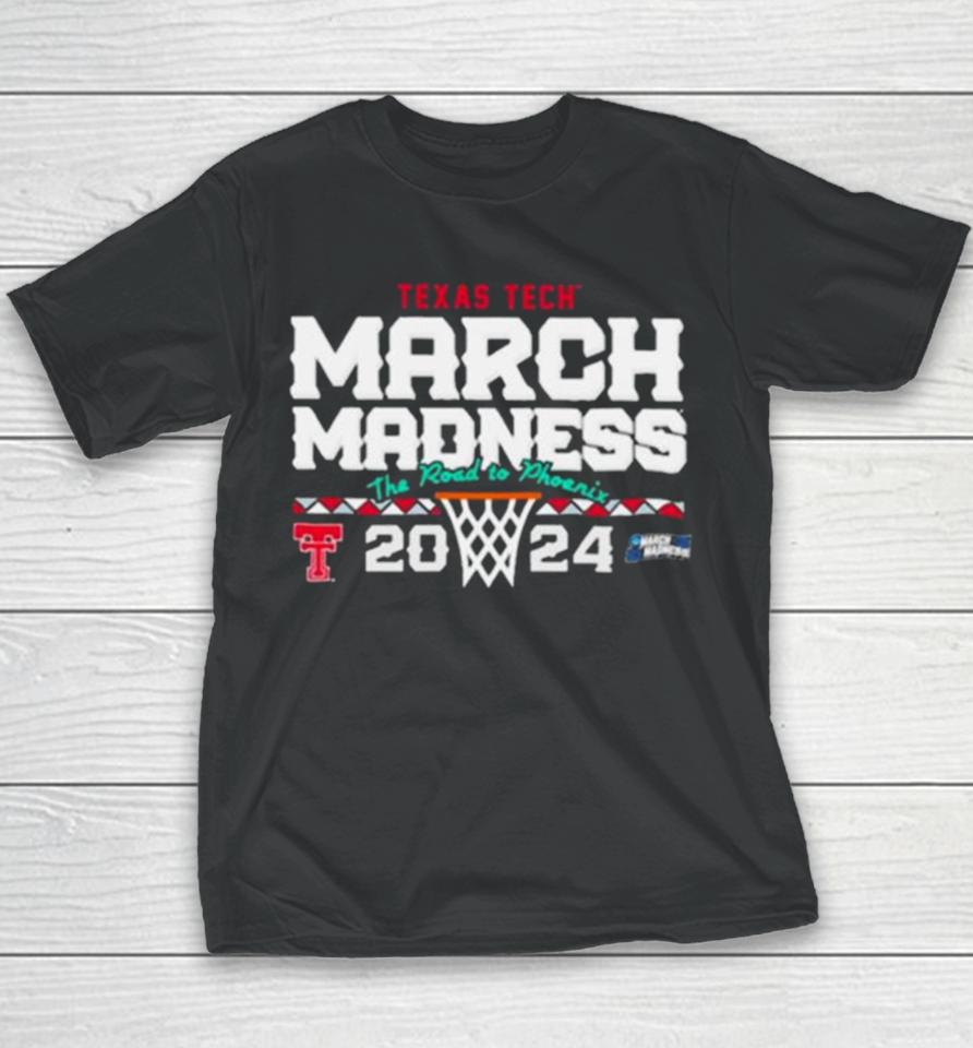 Texas Tech Basketball 2024 March Madness Ncaa Tournament Youth T-Shirt