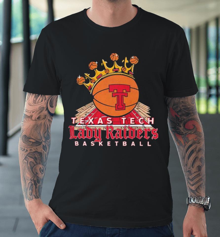 Texas Tech Basketball Lady Raiders Reign Black Logo Premium T-Shirt