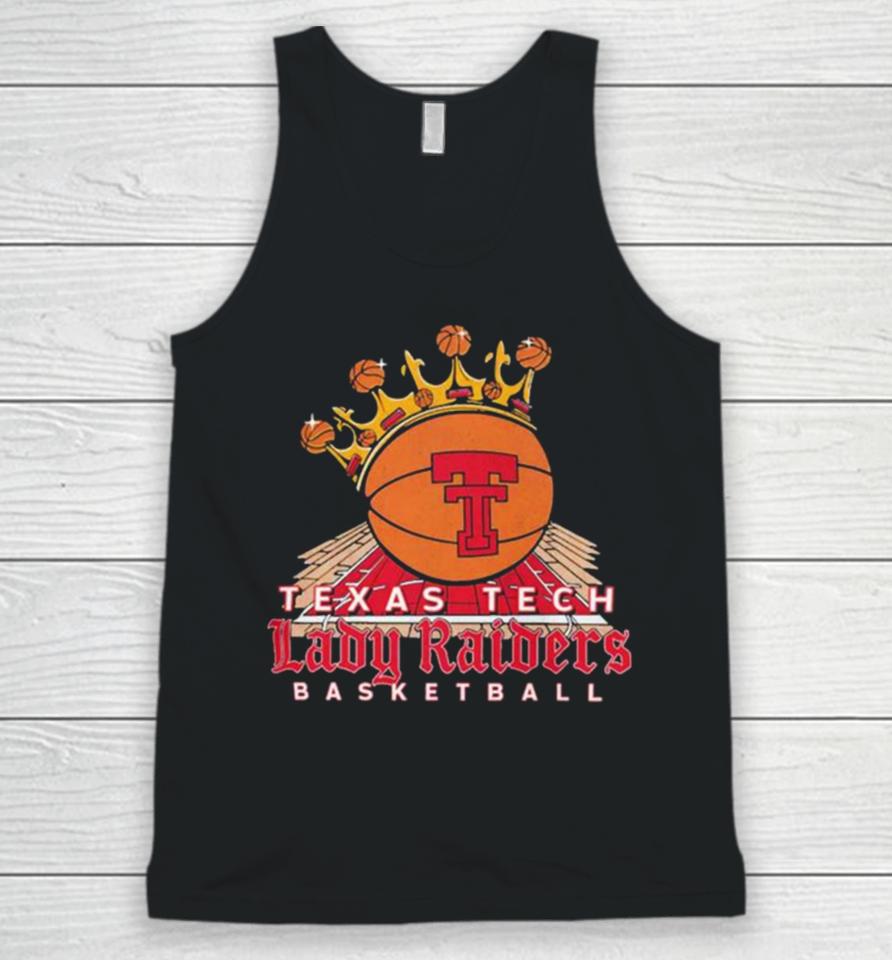 Texas Tech Basketball Lady Raiders Reign Black Logo Unisex Tank Top