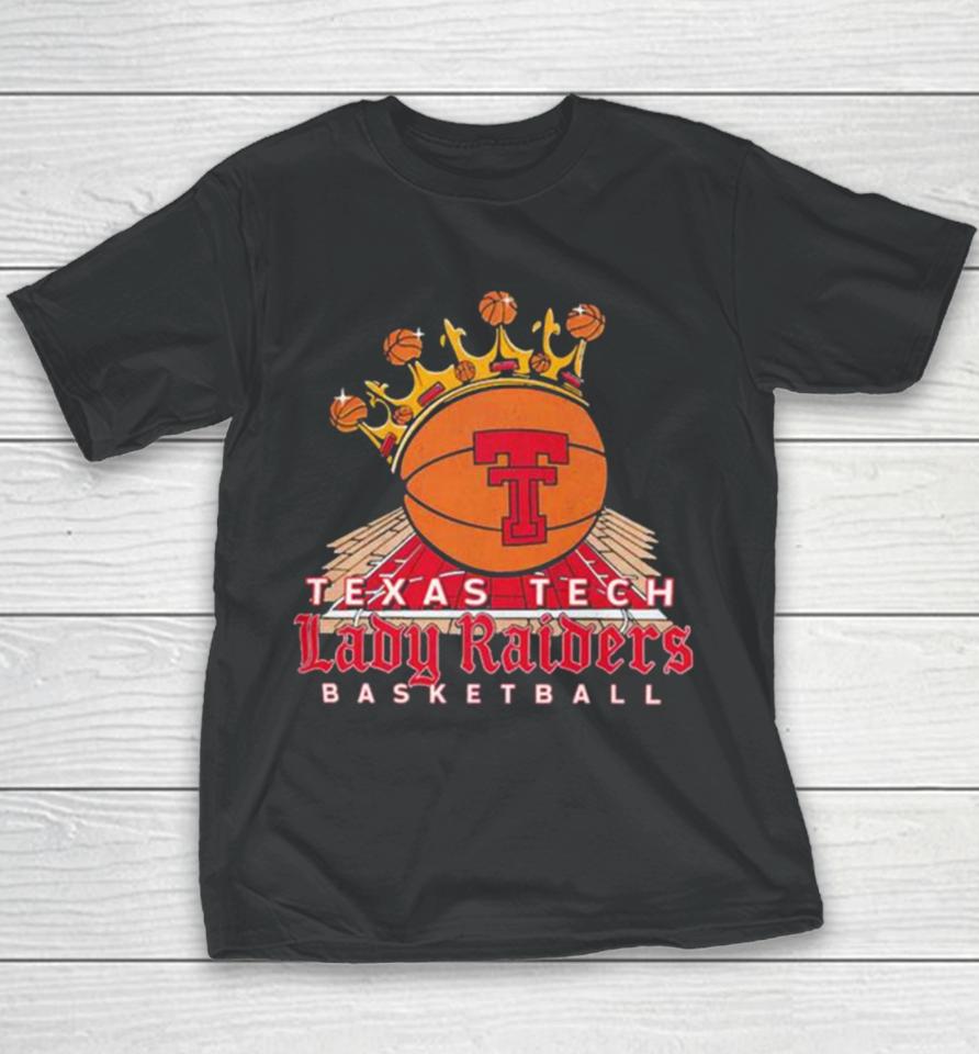 Texas Tech Basketball Lady Raiders Reign Black Logo Youth T-Shirt