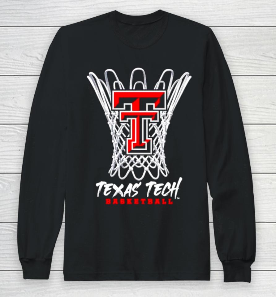 Texas Tech Basketball Splash Long Sleeve T-Shirt