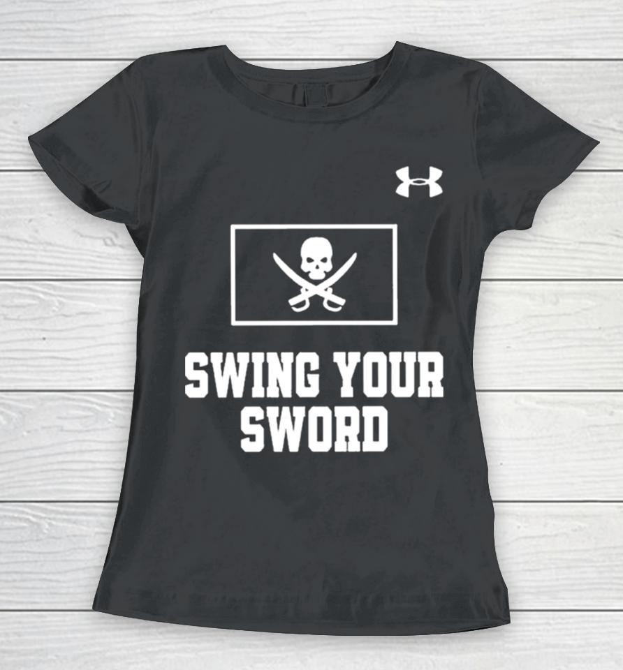 Texas Tech Football Joey Mcguire Swing Your Sword Women T-Shirt