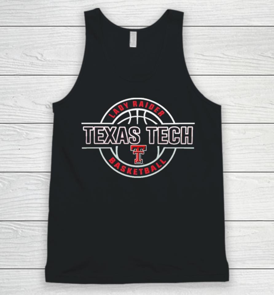 Texas Tech Lady Raiders Embossed Basketball Red Performance T Unisex Tank Top