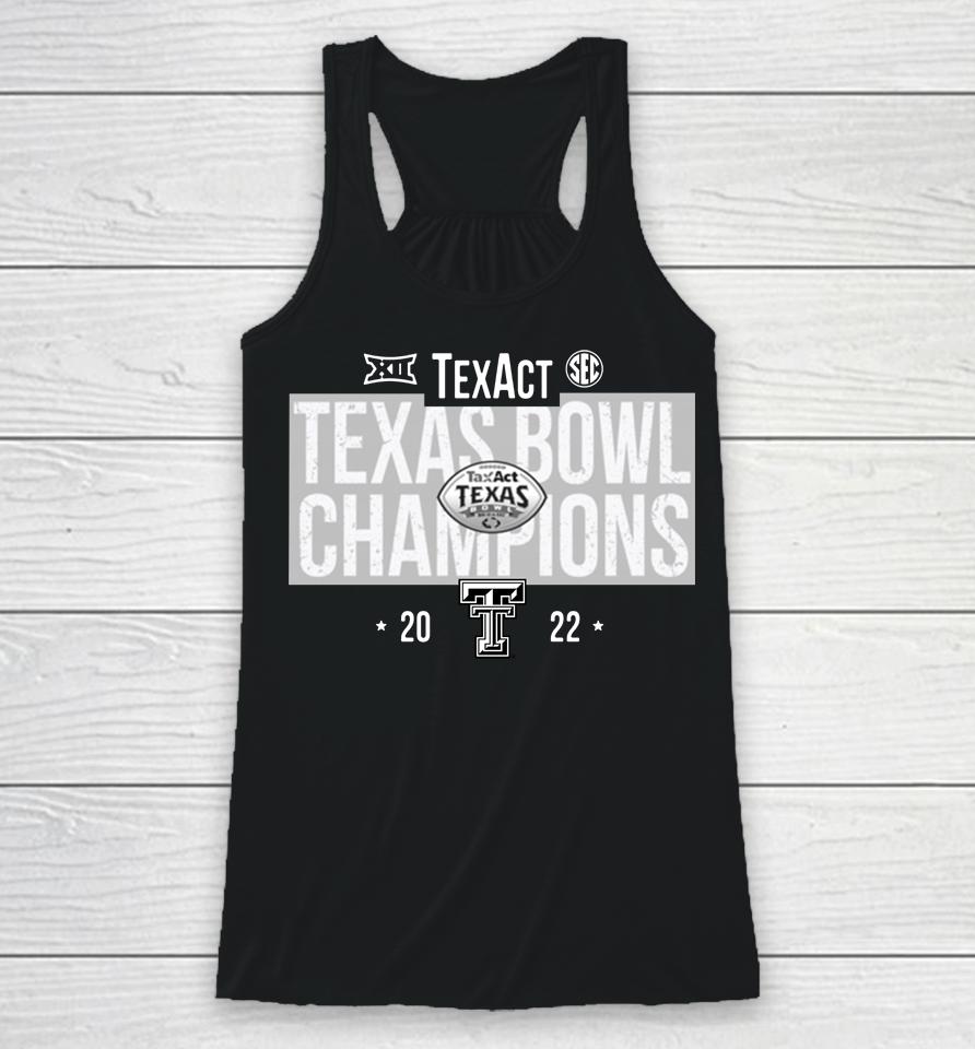 Texas Tech Raiders 2022 Texas Bowl Champions Racerback Tank