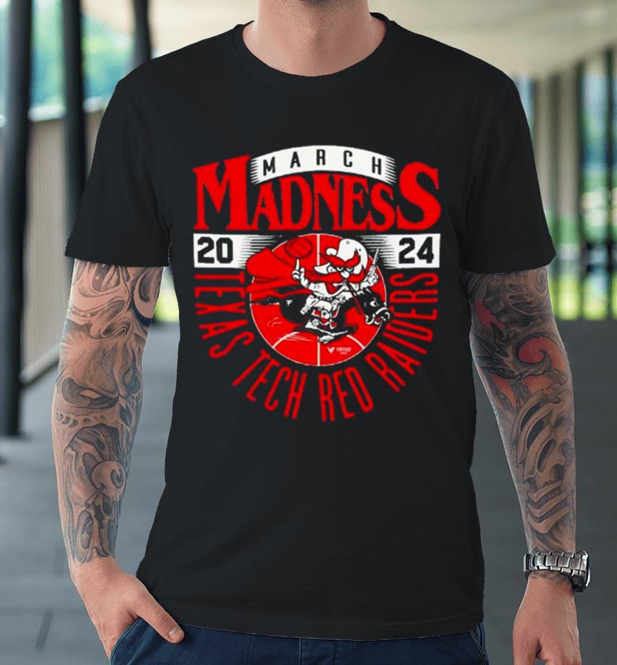 Texas Tech Red Raiders 2024 March Madness Mascot Premium T-Shirt