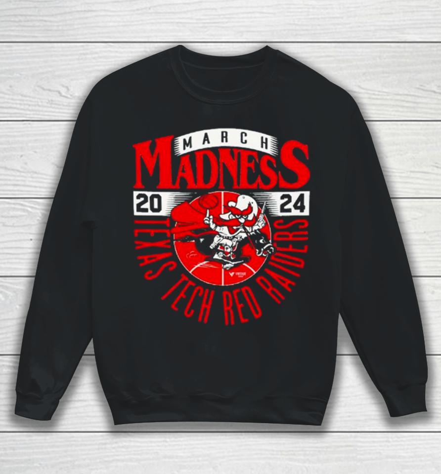 Texas Tech Red Raiders 2024 March Madness Mascot Sweatshirt