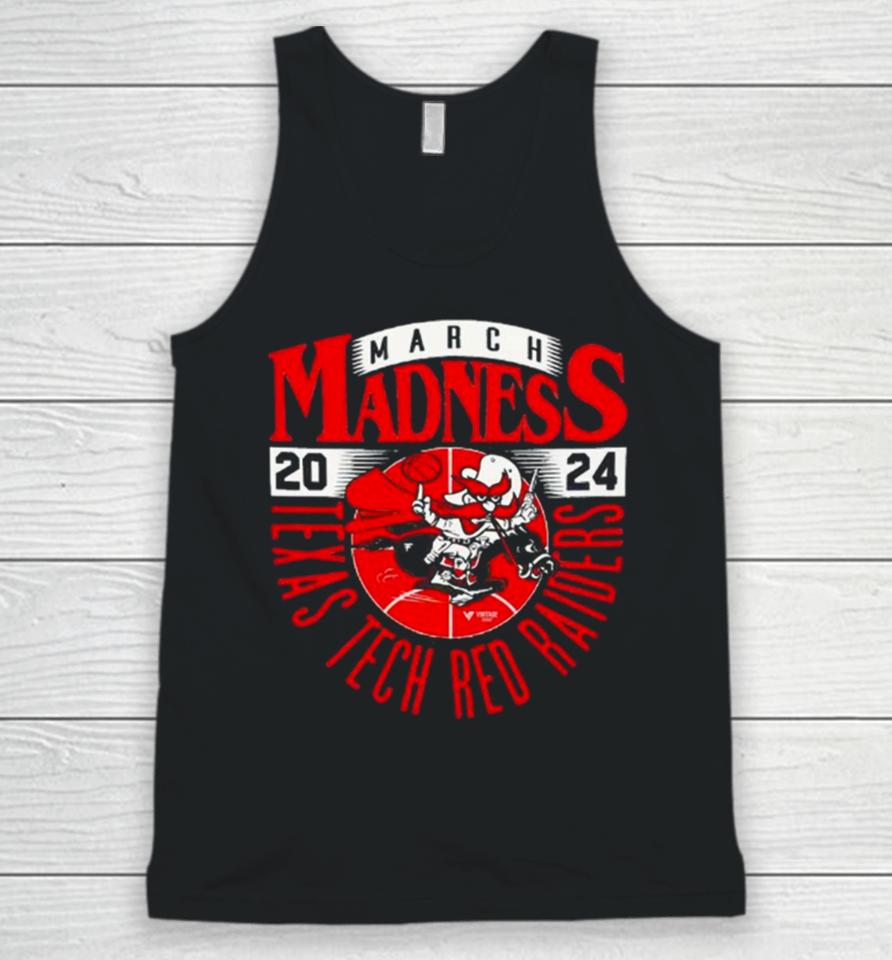 Texas Tech Red Raiders 2024 March Madness Mascot Unisex Tank Top