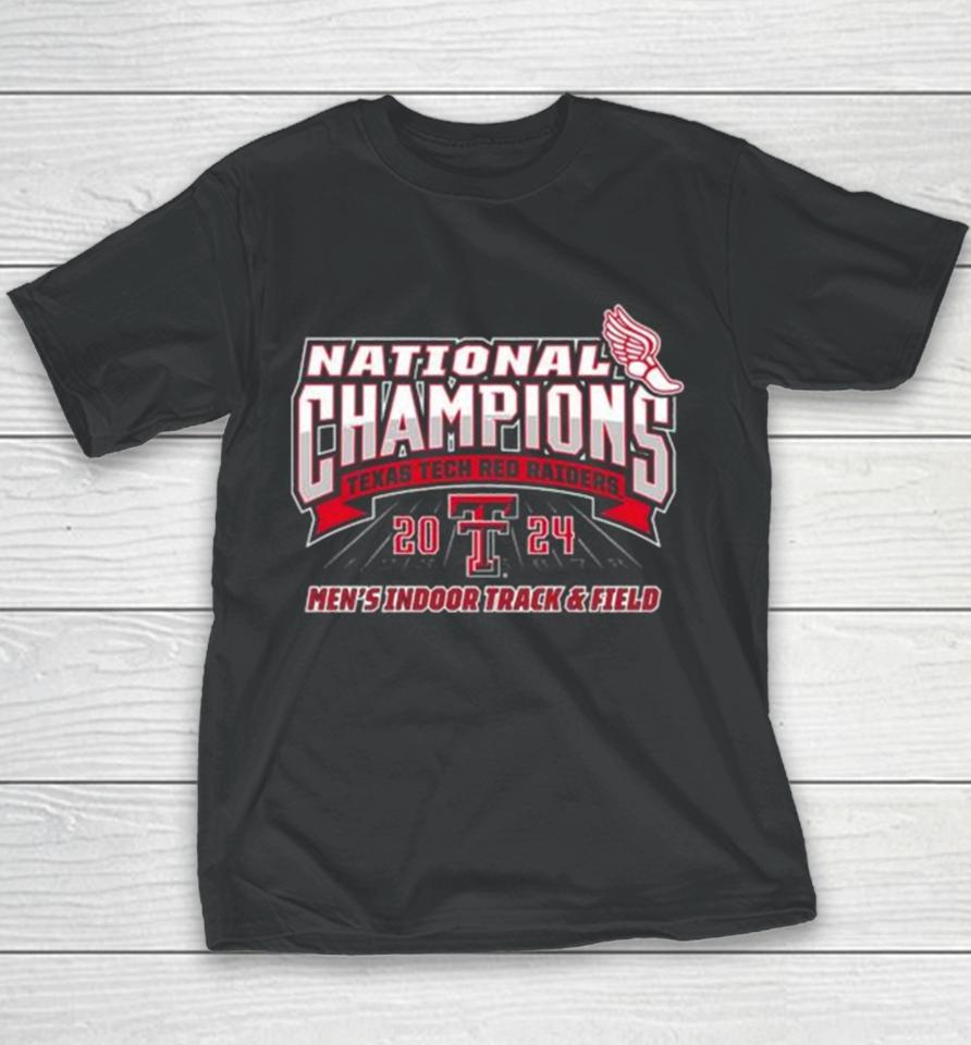 Texas Tech Red Raiders 2024 National Champions Men’s Indoor Track &Amp; Field Youth T-Shirt