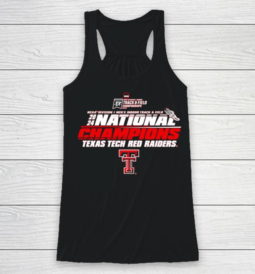Texas Tech Red Raiders 2024 Ncaa Men’s Indoor Track &Amp; Field National Champions Racerback Tank