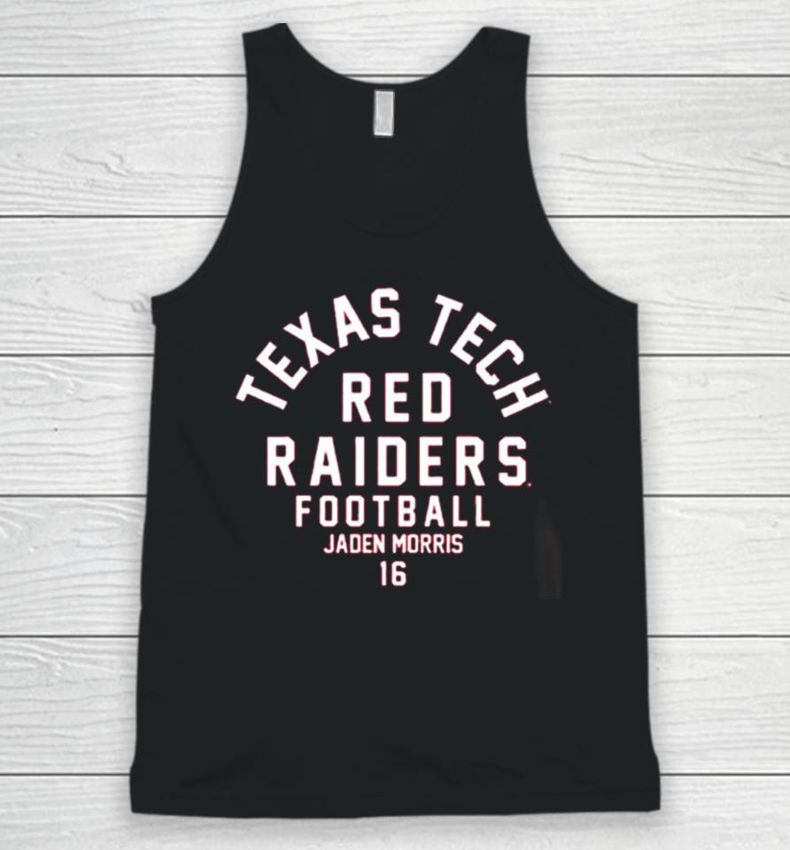 Texas Tech Red Raiders Ncaa Football Jaden Morris Unisex Tank Top