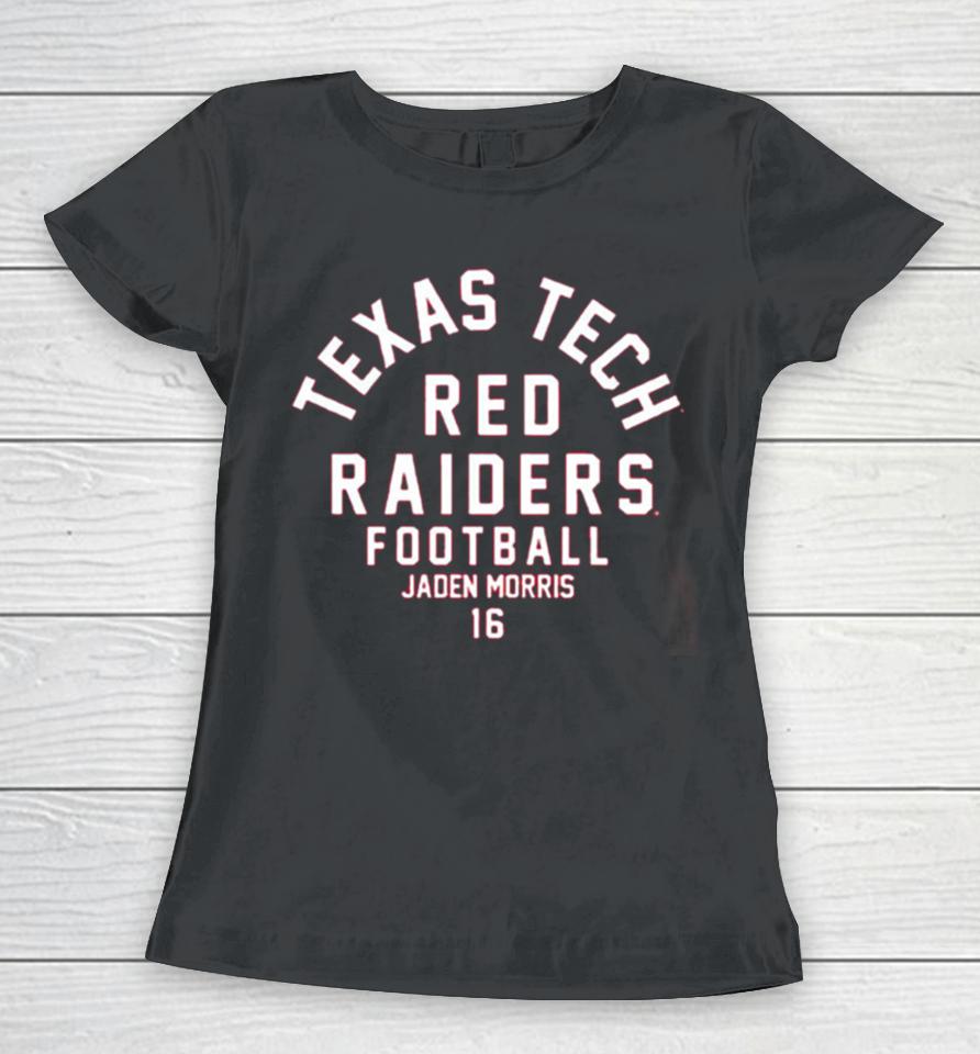 Texas Tech Red Raiders Ncaa Football Jaden Morris Women T-Shirt