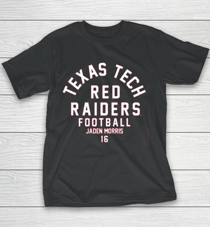 Texas Tech Red Raiders Ncaa Football Jaden Morris Youth T-Shirt