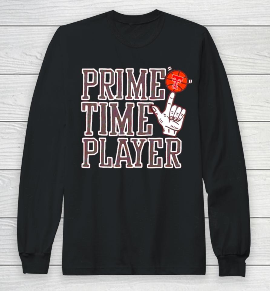 Texas Tech Red Raiders Prime Time Player Long Sleeve T-Shirt