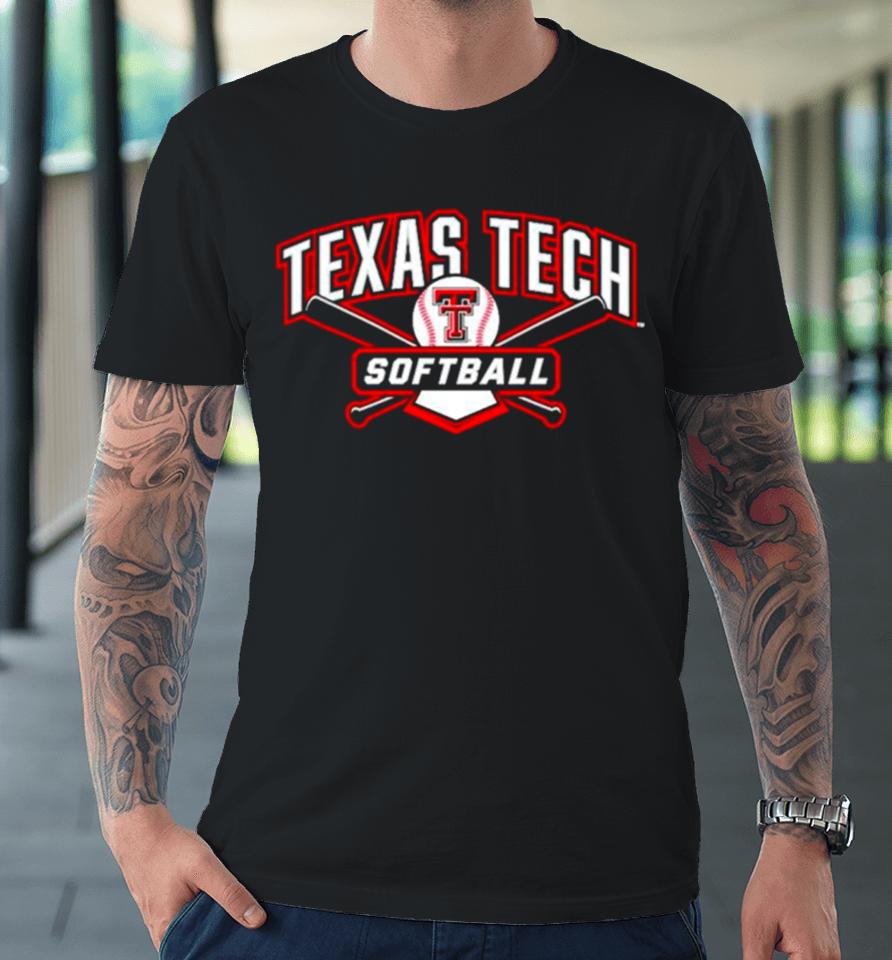 Texas Tech Red Raiders Softball Vintage Logo Premium T-Shirt