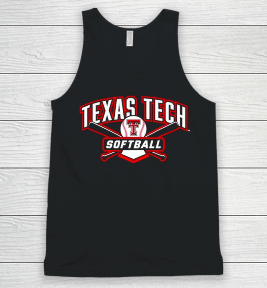 Texas Tech Red Raiders Softball Vintage Logo Unisex Tank Top