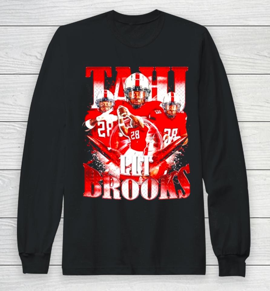 Texas Tech Red Raiders Tahj Brooks Long Sleeve T-Shirt