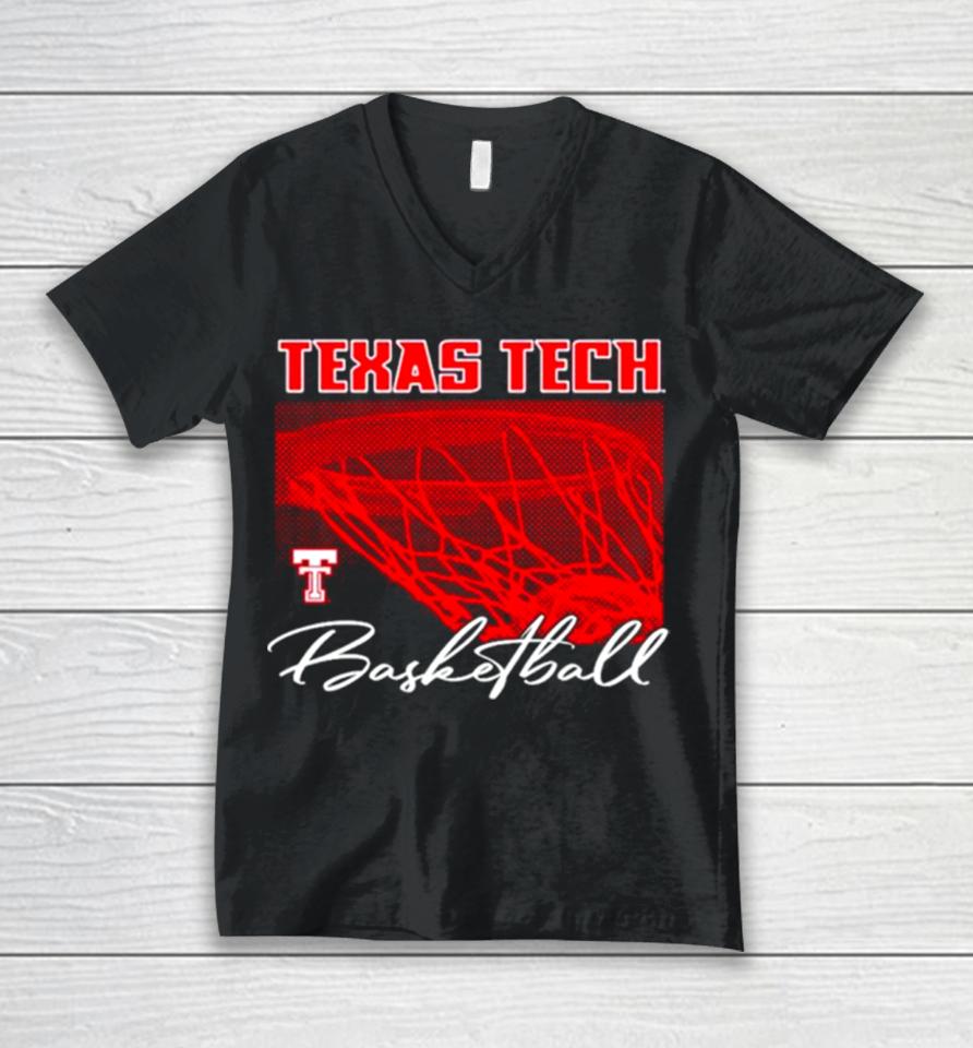 Texas Tech Slam Jam Basketball Unisex V-Neck T-Shirt