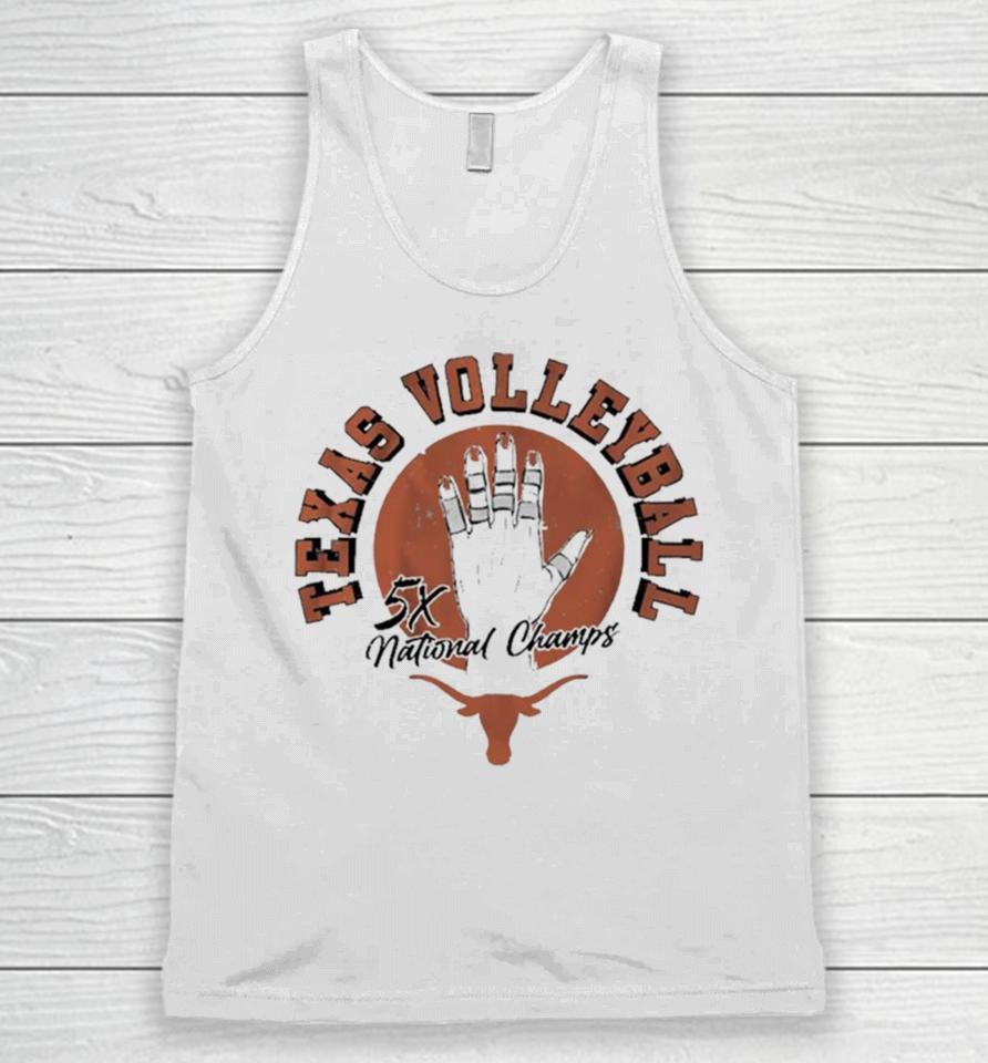 Texas Volleyball 5X National Champions Unisex Tank Top