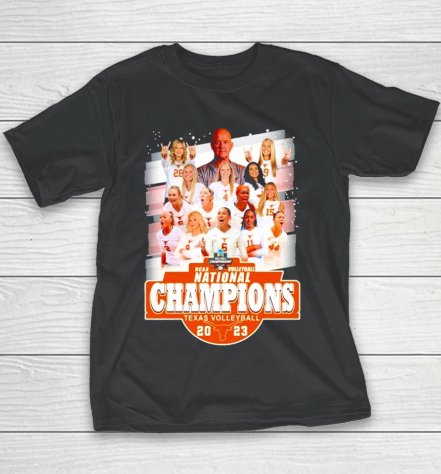 Texas Volleyball Women’s Team Ncaa Volleyball National Champions 2023 Youth T-Shirt