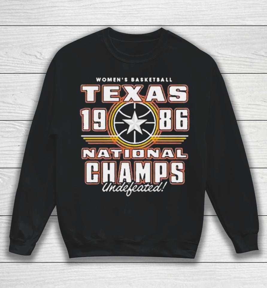 Texas Women’s Basketball 1986 National Champs Sweatshirt