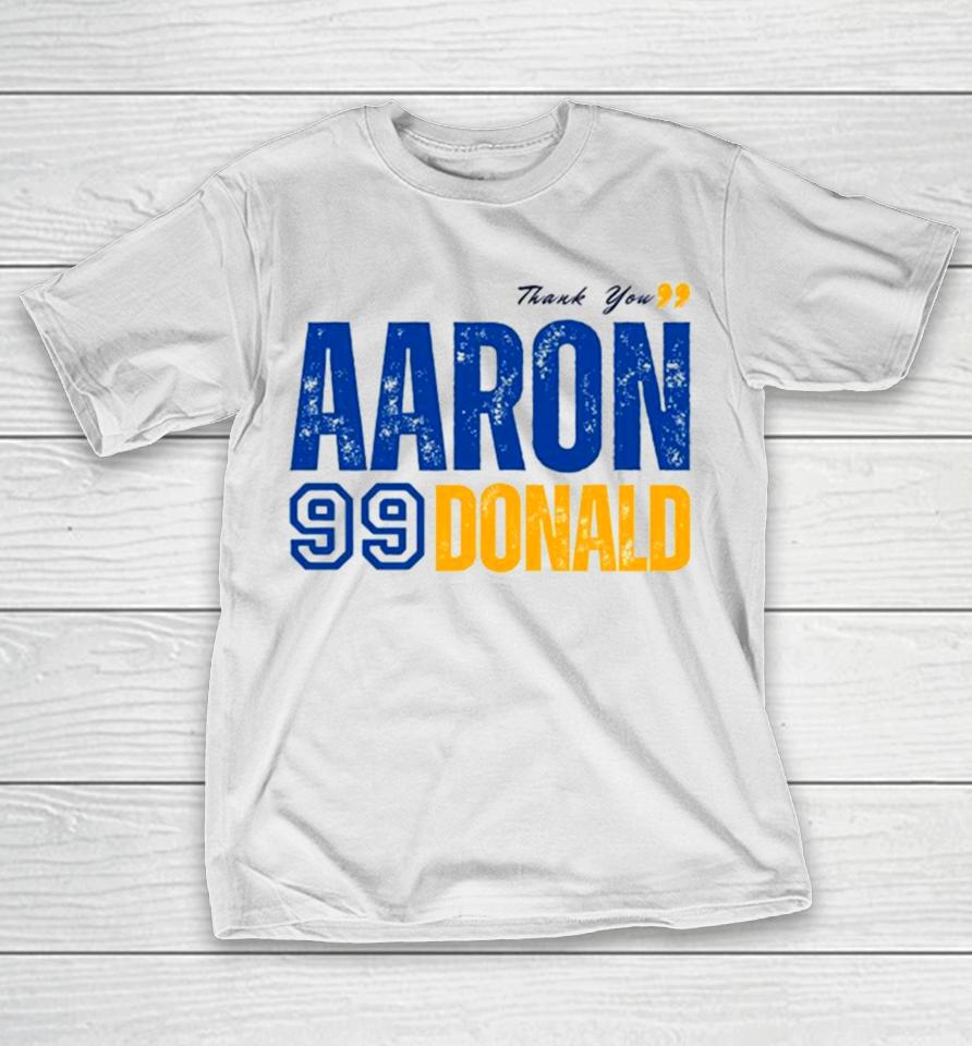 Thank You, Aaron 99 Donald Los Angeles Rams Player T-Shirt