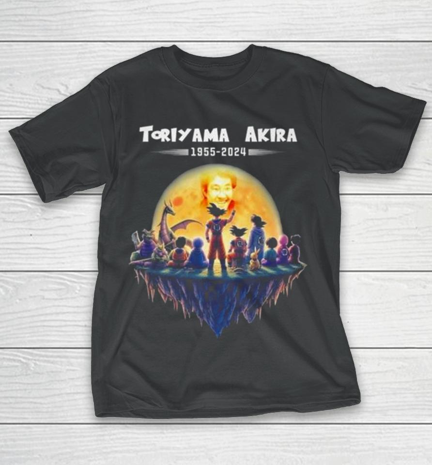 Thank You Akira Toriyama Dragon Balls Fan Forever 1955 2024 T-Shirt