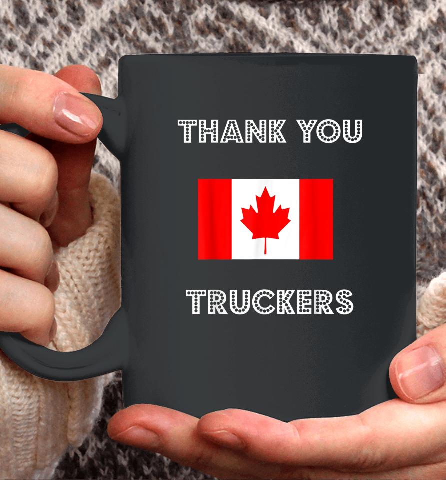 Thank You Canada Truckers Freedom Convoy 22 Truck Support Coffee Mug
