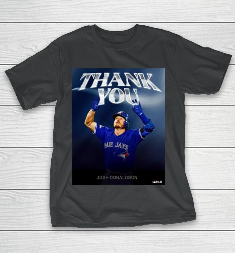 Thank You Josh Donaldson Toronto Blue Jays Poster T-Shirt