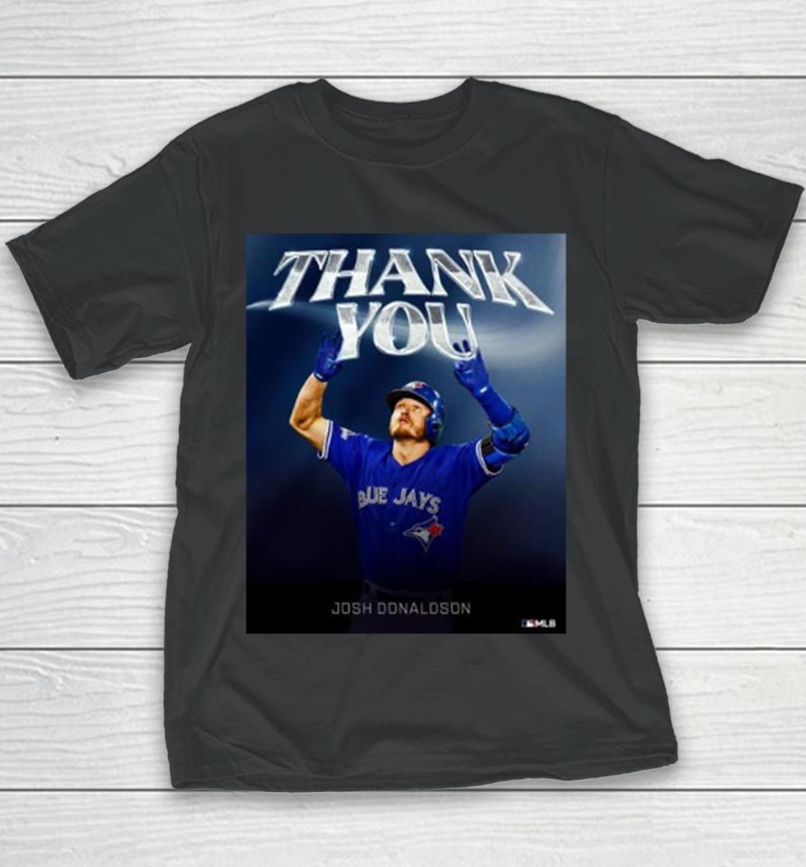 Thank You Josh Donaldson Toronto Blue Jays Poster Youth T-Shirt