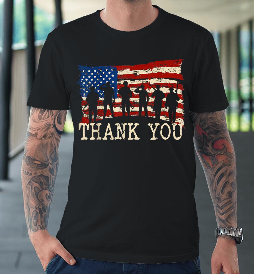 Thank You Veterans Proud Veteran Premium T-Shirt