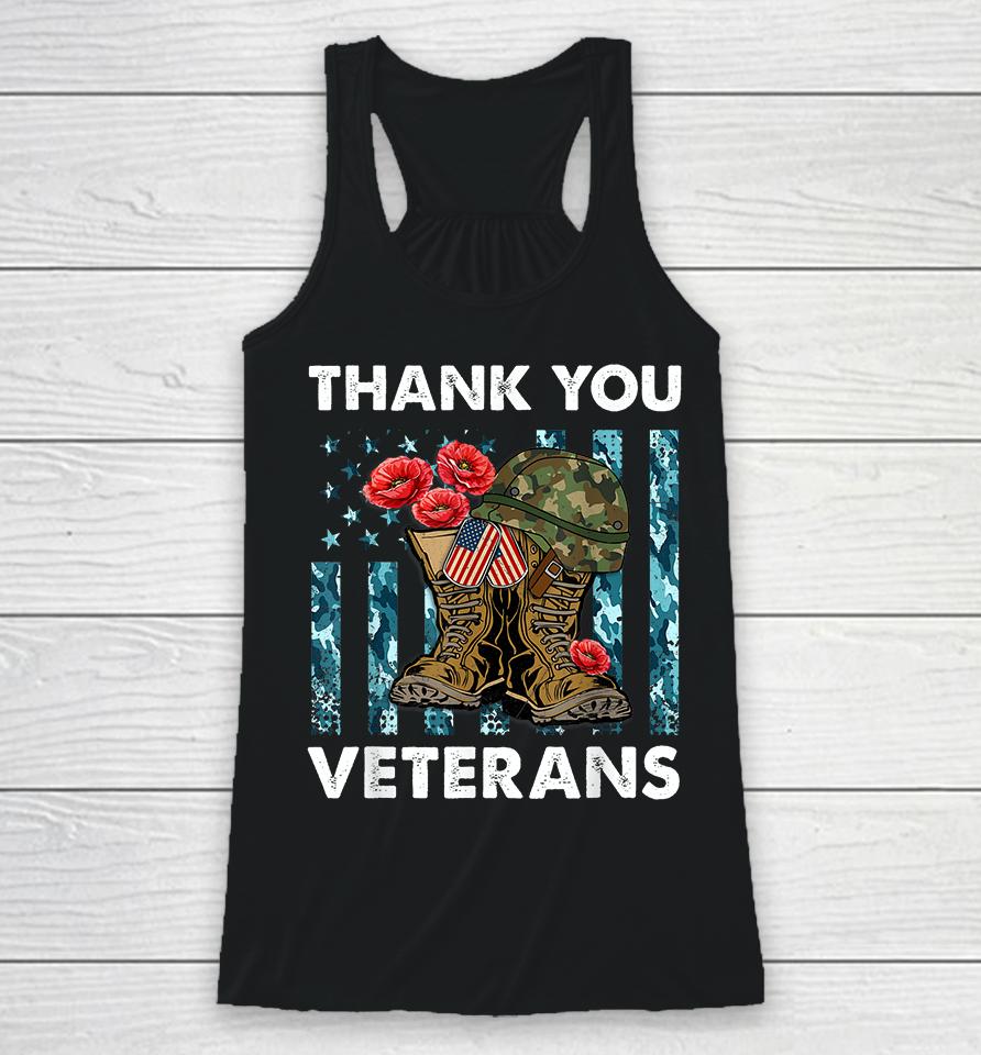 Thank You Veterans Racerback Tank