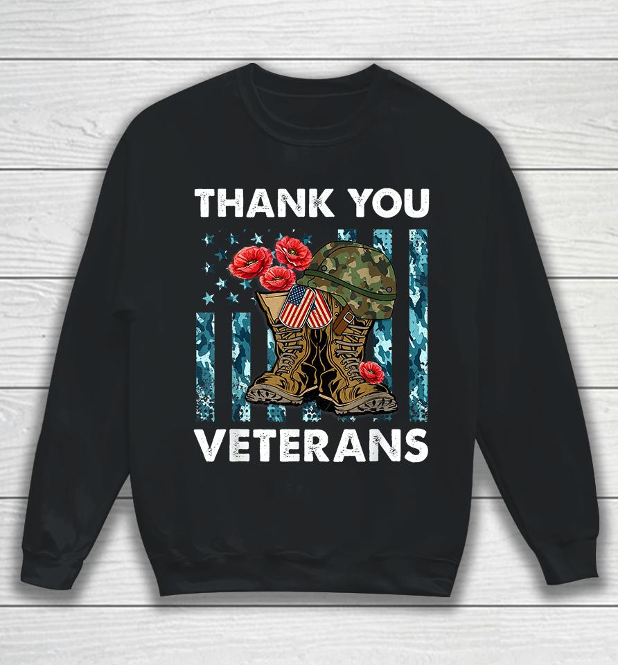 Thank You Veterans Sweatshirt