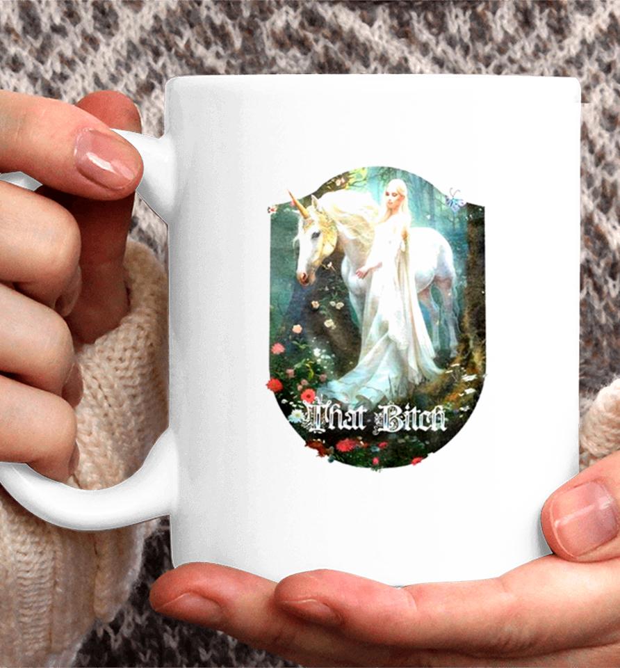 That Bitch Medieval Fantasy Unicorn Coffee Mug