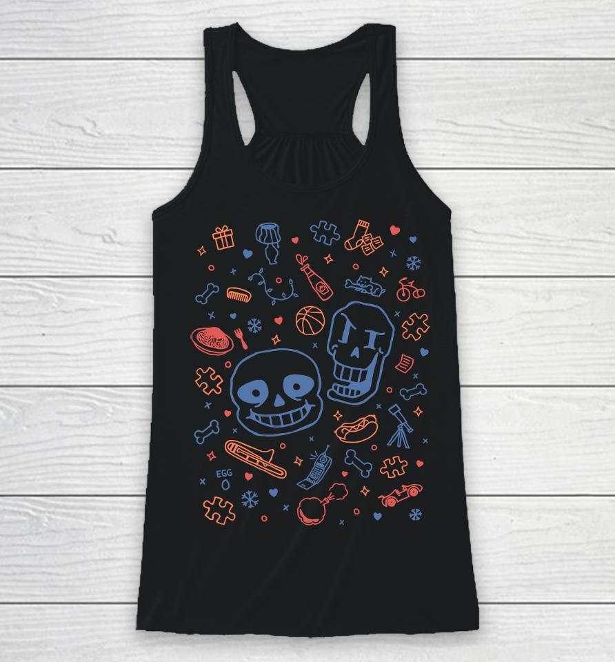 That Shirt With Sans Papyrus On It Racerback Tank