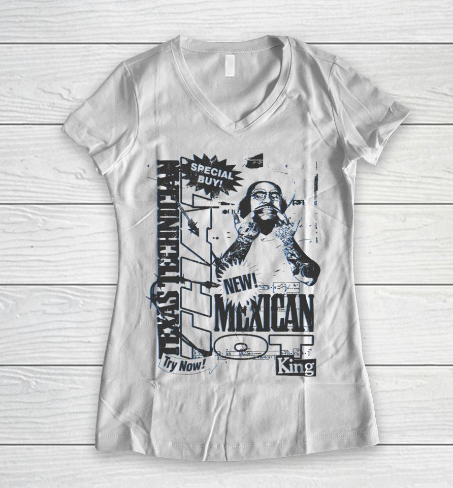 Thatmexicanot Merch That Mexican Outta Texas Special Buy Women V-Neck T-Shirt