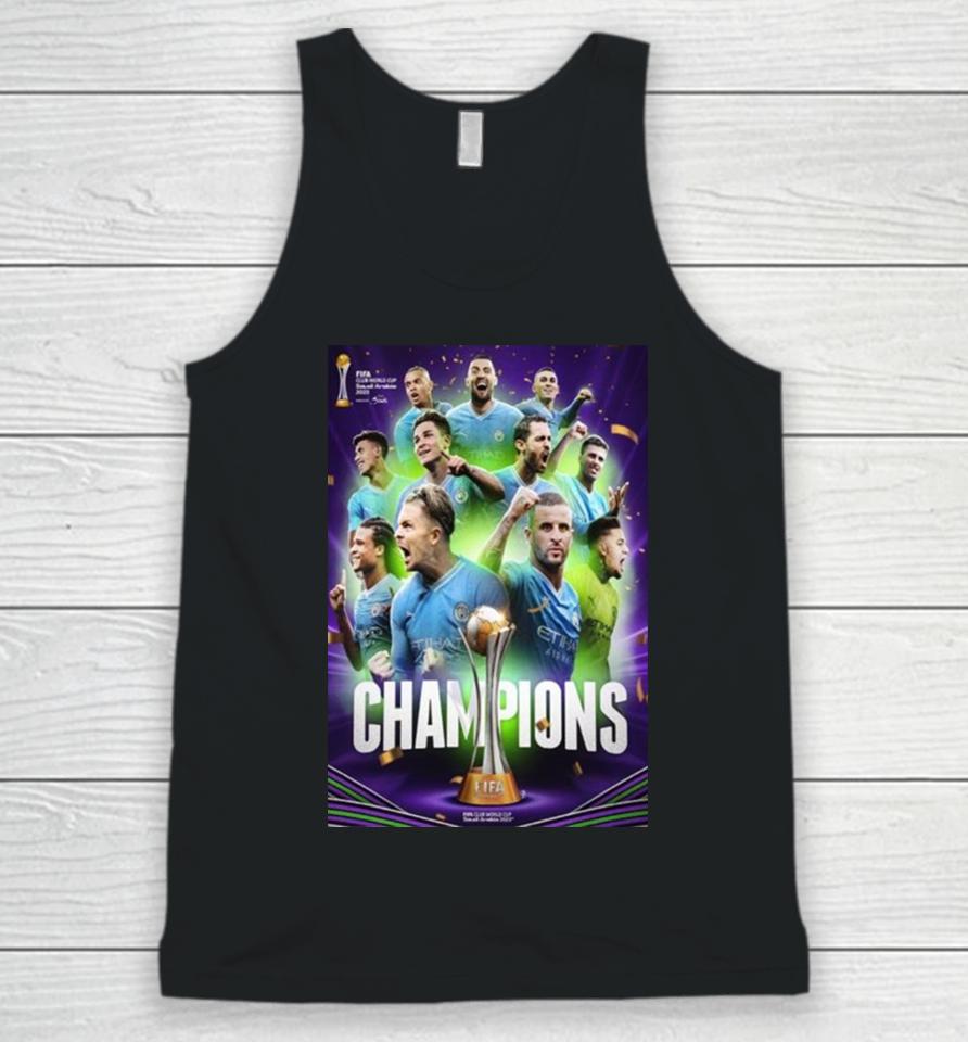 The 2023 Fifa Club World Cup Champions Are Manchester City Unisex Tank Top