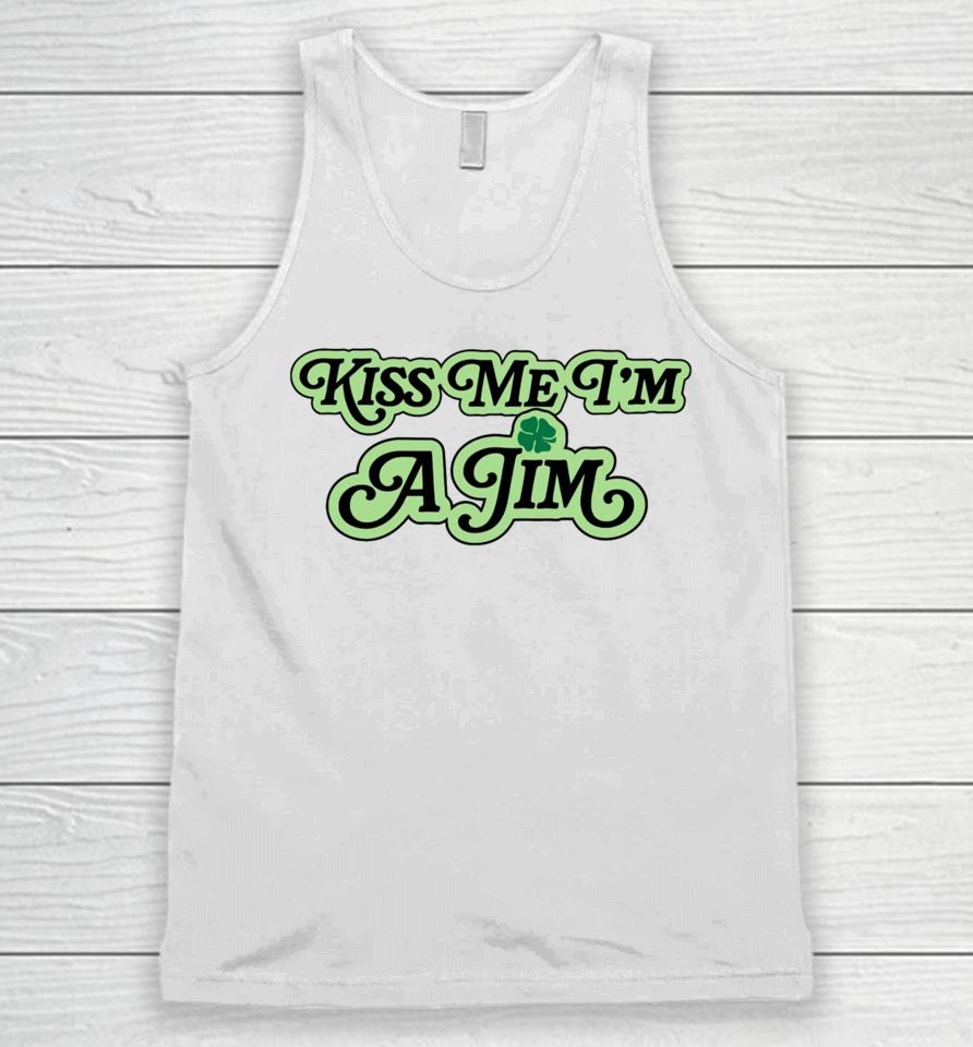 The 2024 St. Patrick’s Day Collection Kiss Me I'm A Jim Unisex Tank Top