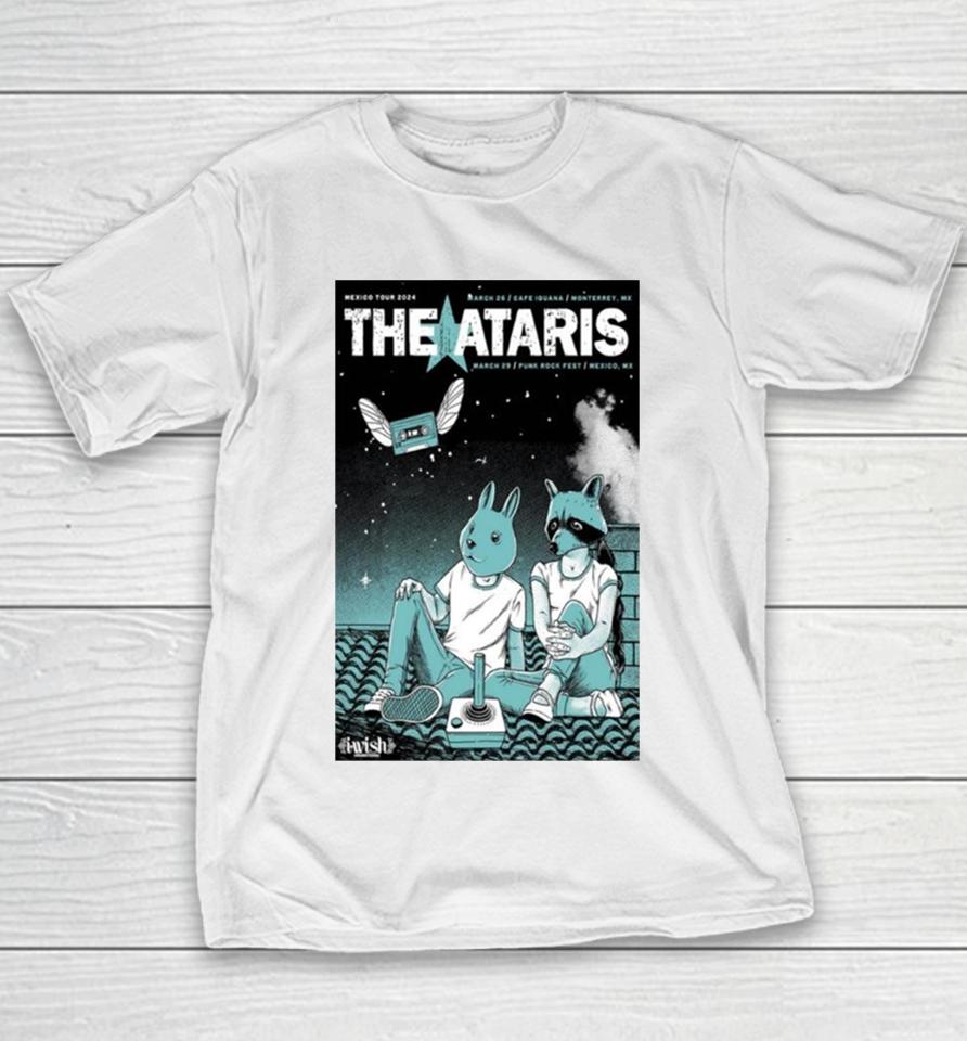 The Ataris March 29 2024 Punk Rock Fest Mexico Mx Youth T-Shirt