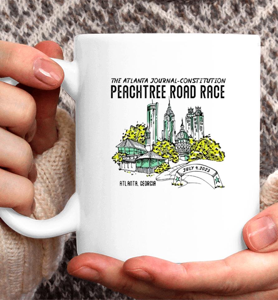 The Atlanta Journal Constitution Peachtree Road Race Coffee Mug