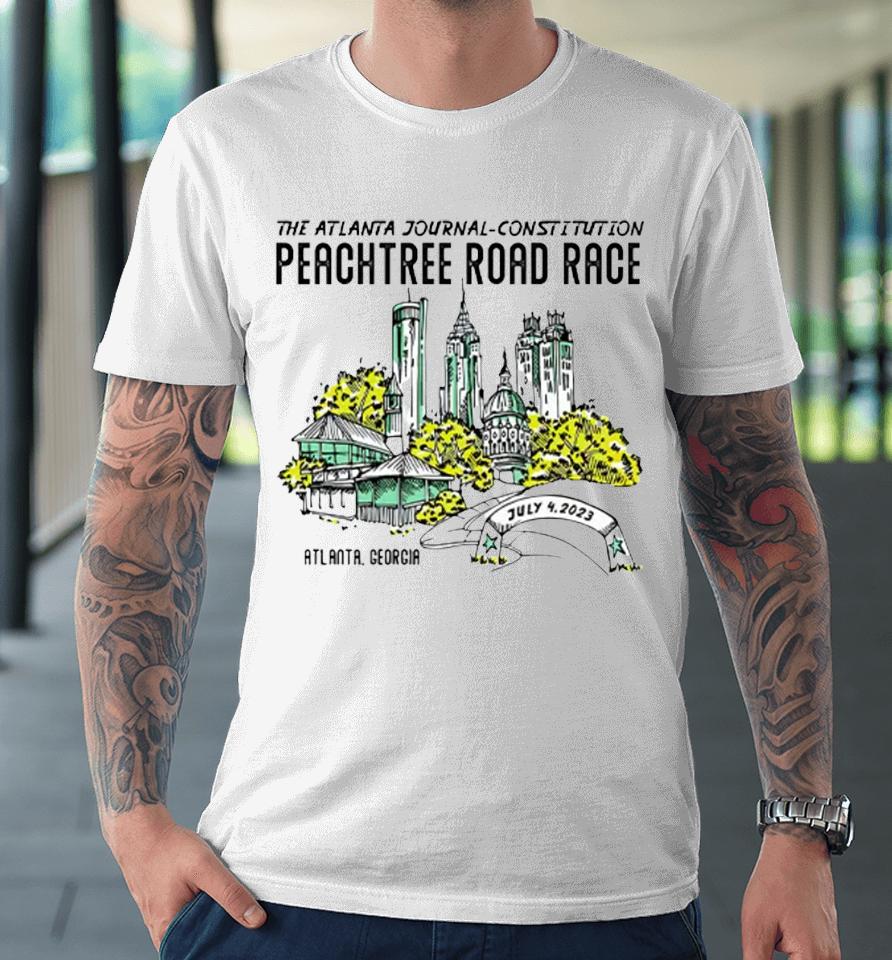 The Atlanta Journal Constitution Peachtree Road Race Premium T-Shirt