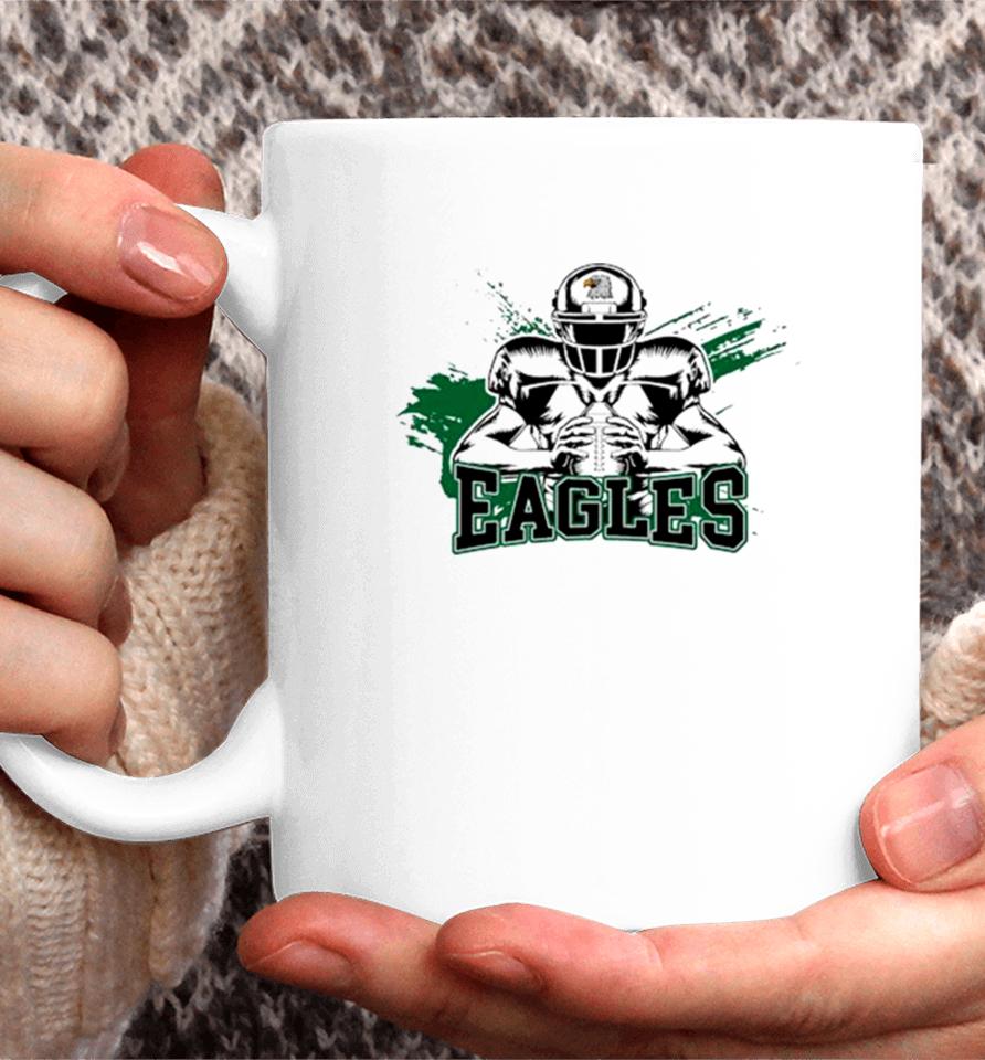 The Ball Proud Eagles Football Player Coffee Mug