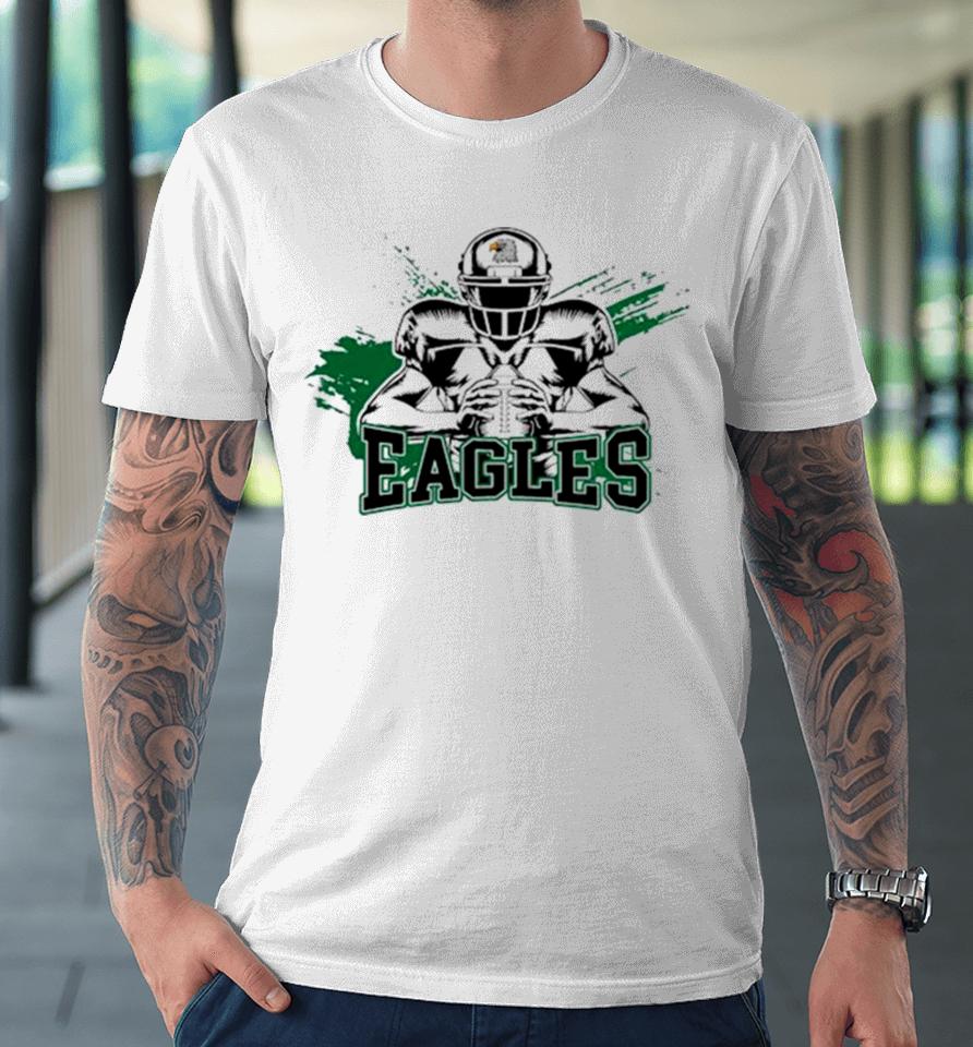 The Ball Proud Eagles Football Player Premium T-Shirt