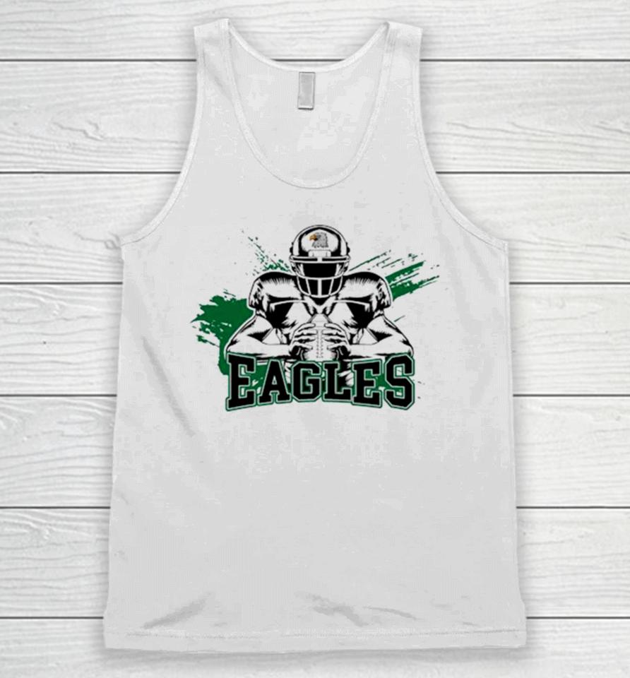 The Ball Proud Eagles Football Player Unisex Tank Top