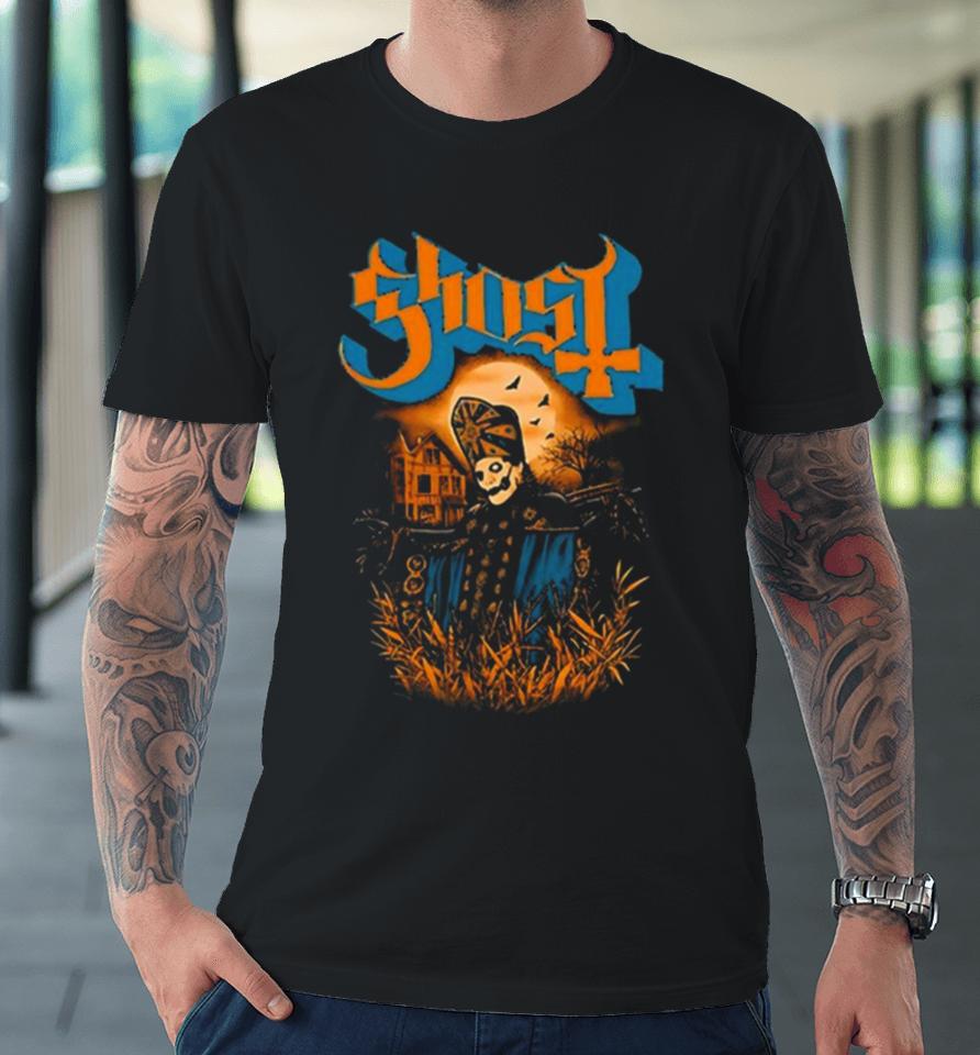 The Band Ghost Scarecrow Halloween 2024 Premium T-Shirt