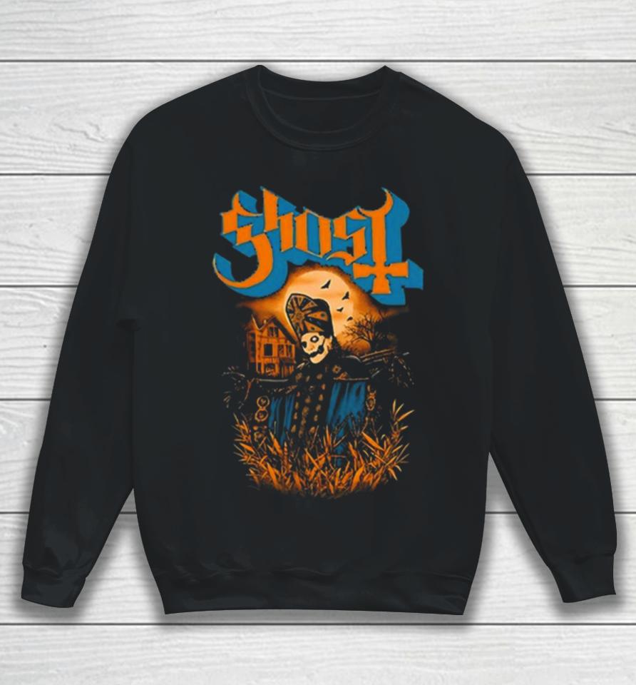 The Band Ghost Scarecrow Halloween 2024 Sweatshirt