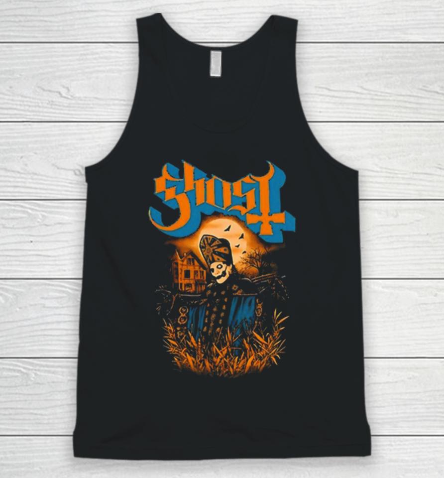The Band Ghost Scarecrow Halloween 2024 Unisex Tank Top