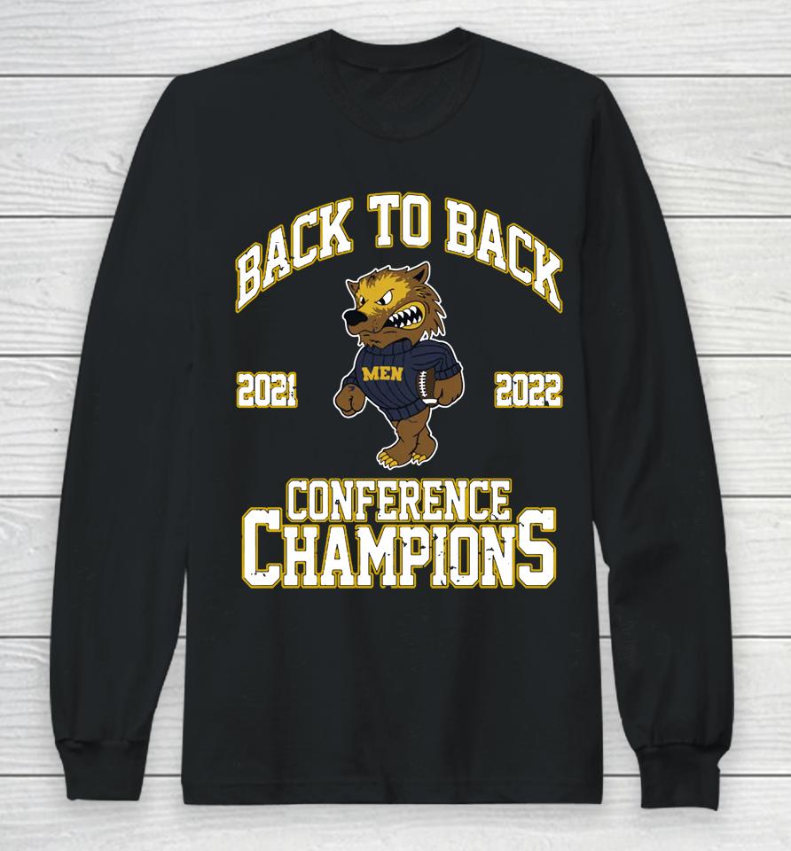 The Barstool Sports Men Back To Back Conference Champions Long Sleeve T-Shirt